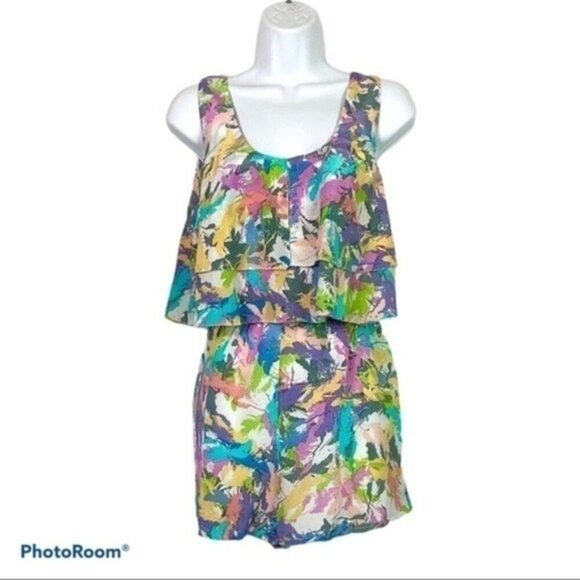R 89 Silk Romper - NWOT - Picture 2 of 10